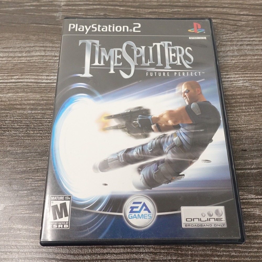 EA TimeSplitters Future Perfect PS2 PlayStation 2 NTSC Good CIB FPS Game